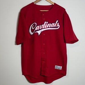 Vintage True Fan MLB St Louis Cardinals Baseball Jersey Large
